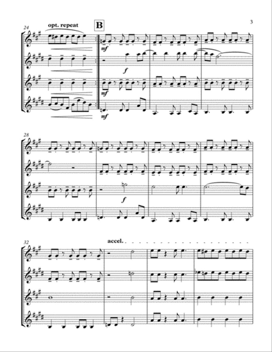 Free Bird Free Bird Small Ensemble scores gallery preview page 3