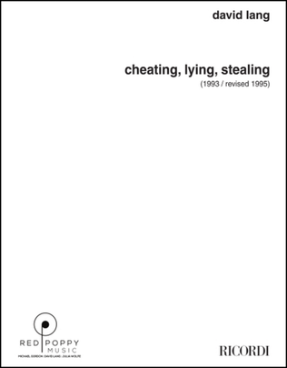 Cheating, Lying, Stealing (set of parts)