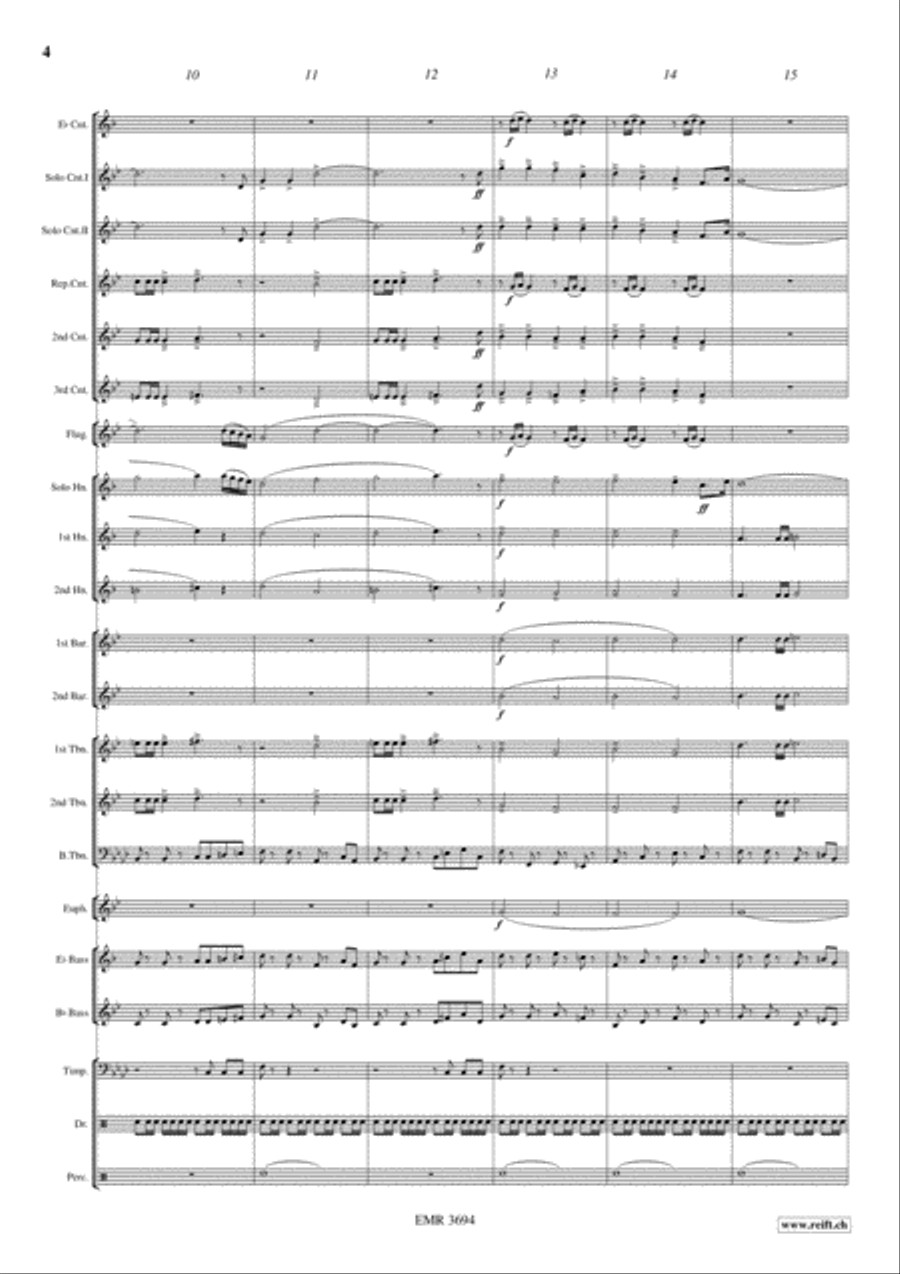 Thierry La Fronde Brass Band scores gallery preview page 5