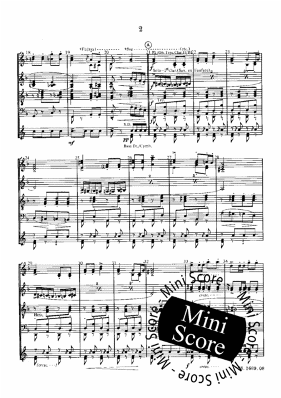 In the Mystic Land of Egypt Fanfare Band scores gallery preview page 6