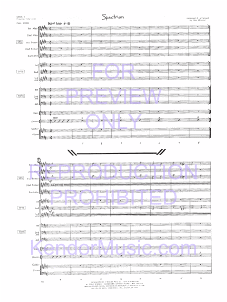Spectrum Jazz Ensemble scores gallery preview page 2