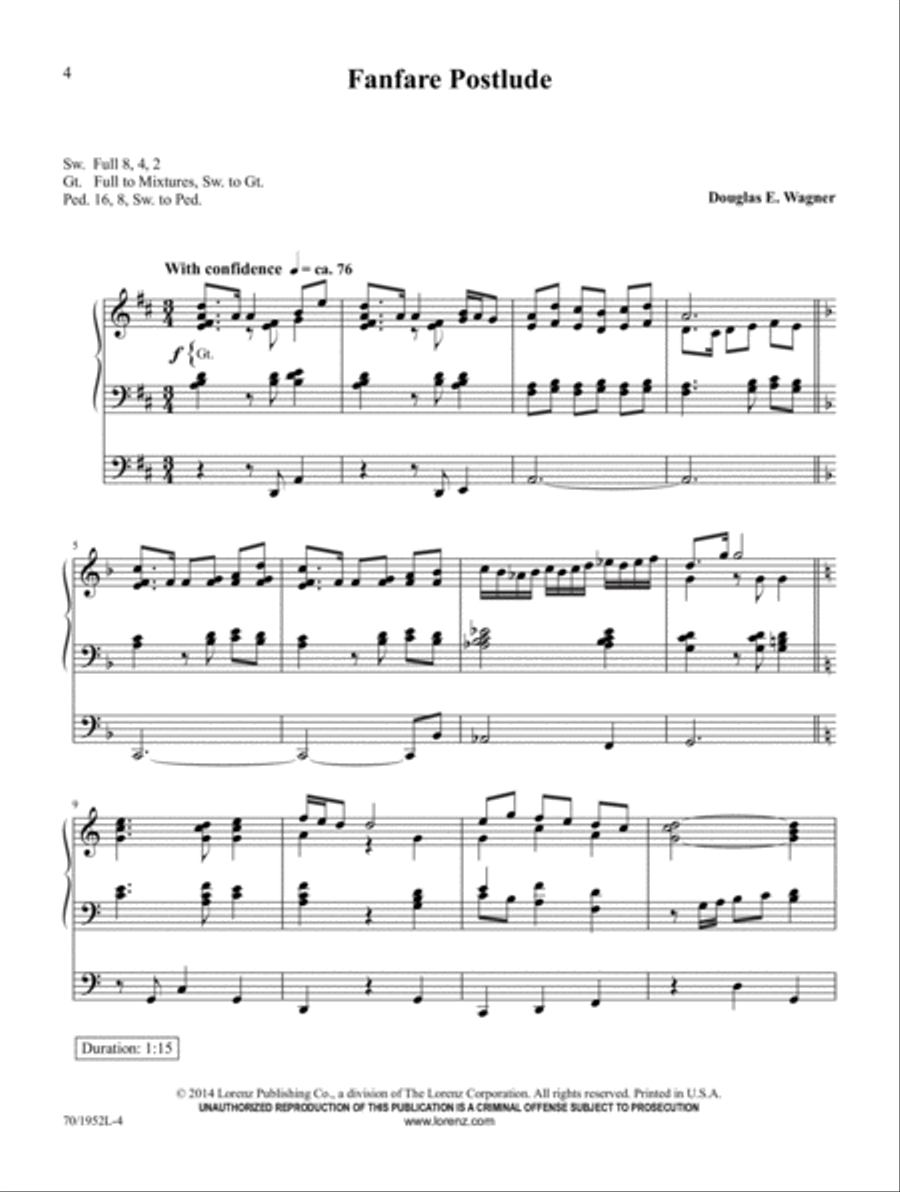 Music for Rejoicing Music for Rejoicing Organ Solo scores gallery preview page 2
