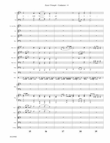 Easter Triumph - Full Orchestral Score and Parts