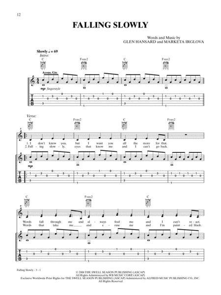 The Glen Hansard Guitar Songbook