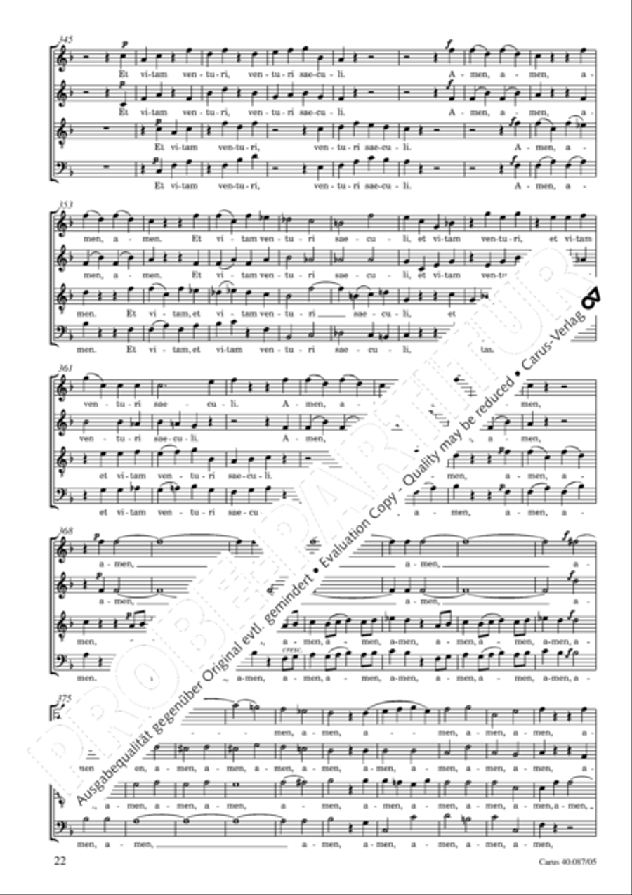 Messe solenelle in G 4-Part scores gallery preview page 23