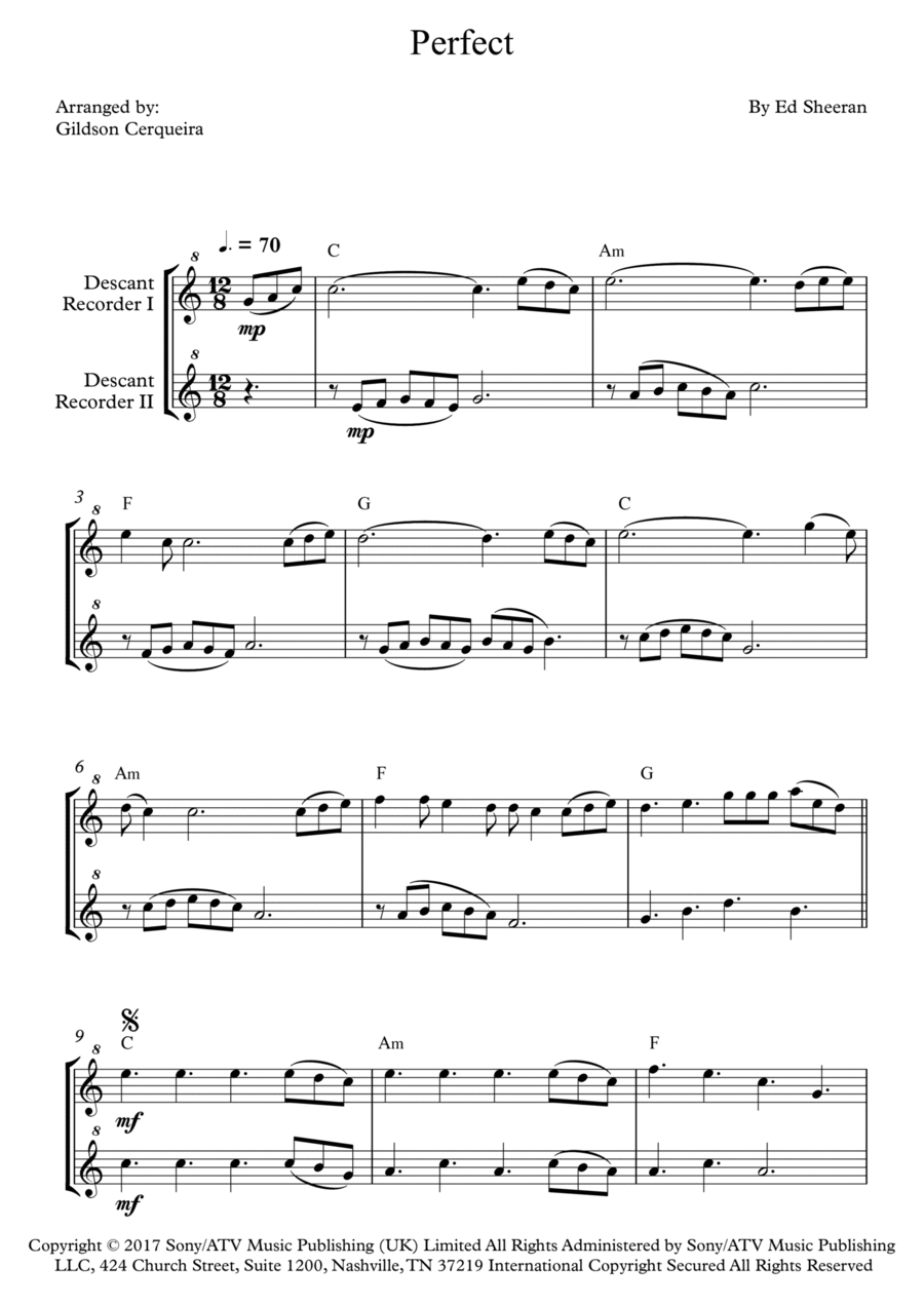 Perfect Woodwind Duet scores gallery preview page 1