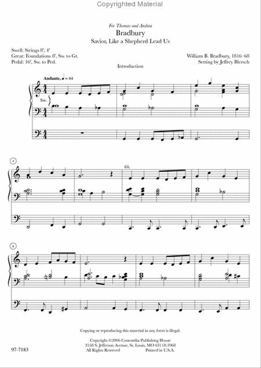 Introductions, Harmonizations, Accompaniments, Interpretations, Vol. 3 Organ scores gallery preview page 2
