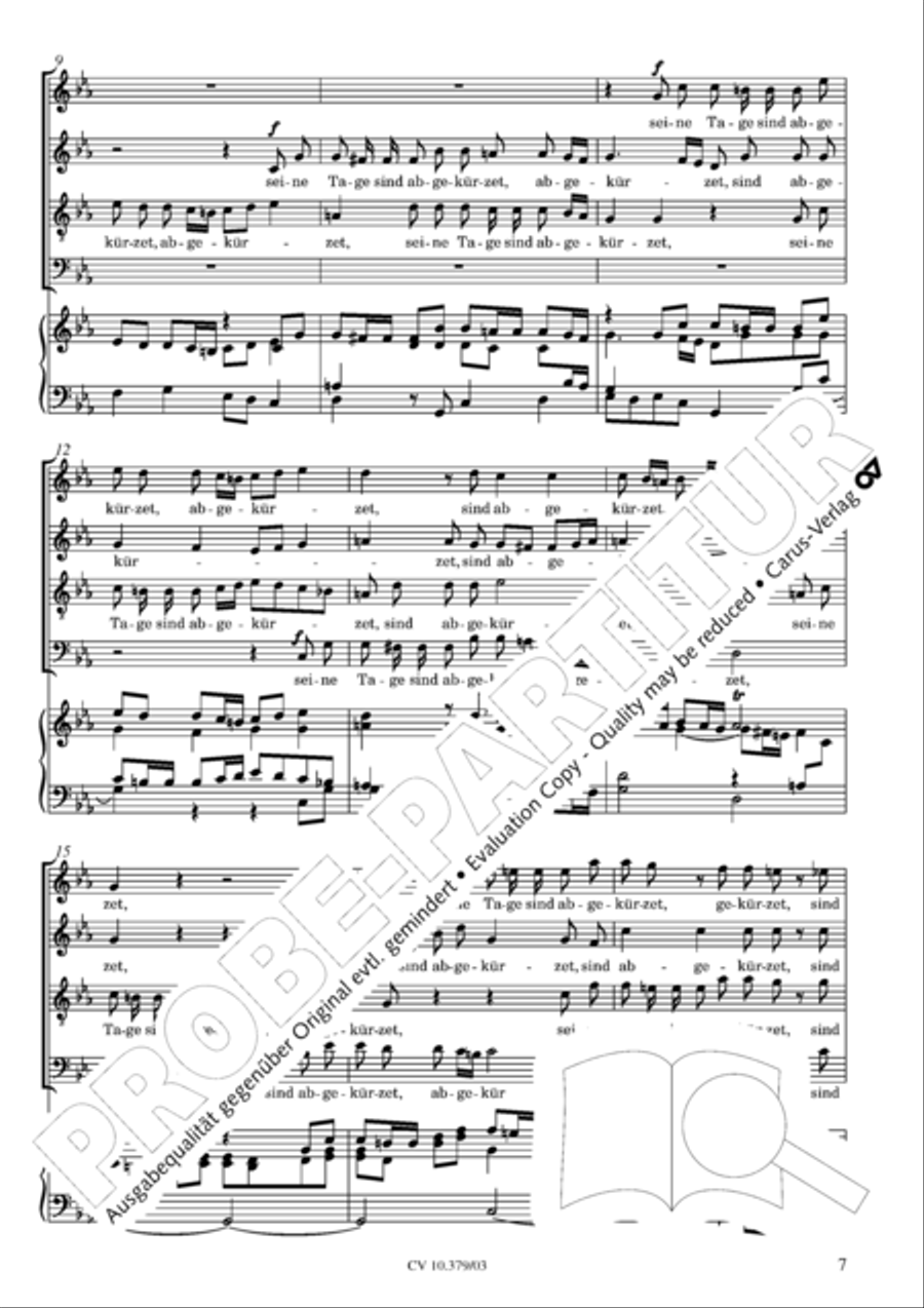 Der Tod Jesu 4-Part scores gallery preview page 8