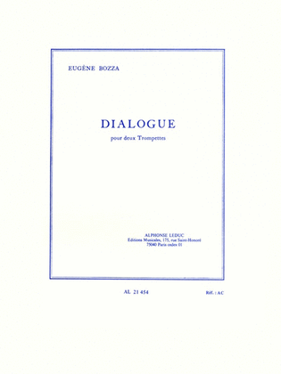 Book cover for Dialogue (2 Trumpets)