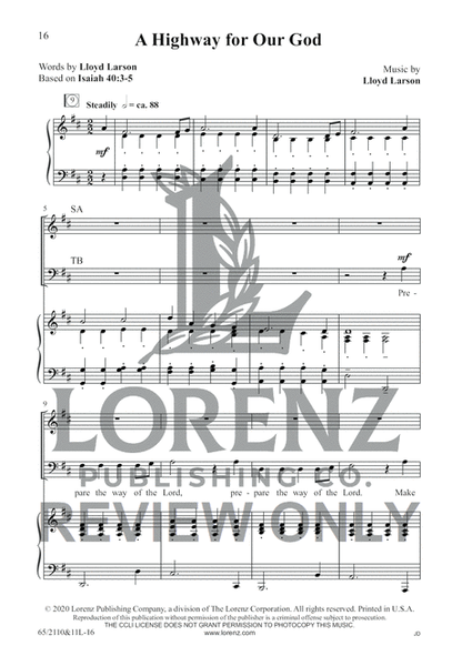 The Road to Bethlehem - SATB with Performance CD image number null
