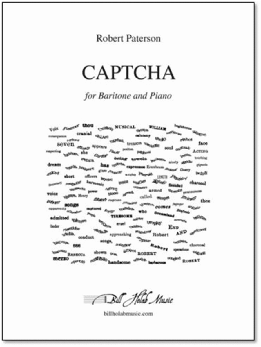 Captcha Baritone Voice scores gallery preview page 1