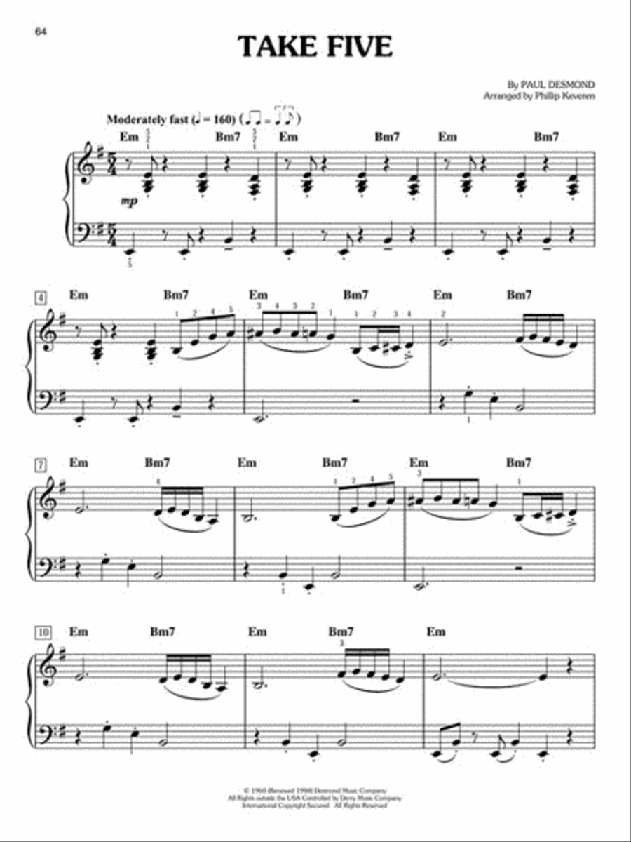 Jazz Standards – 2nd Edition Easy Piano scores gallery preview page 4