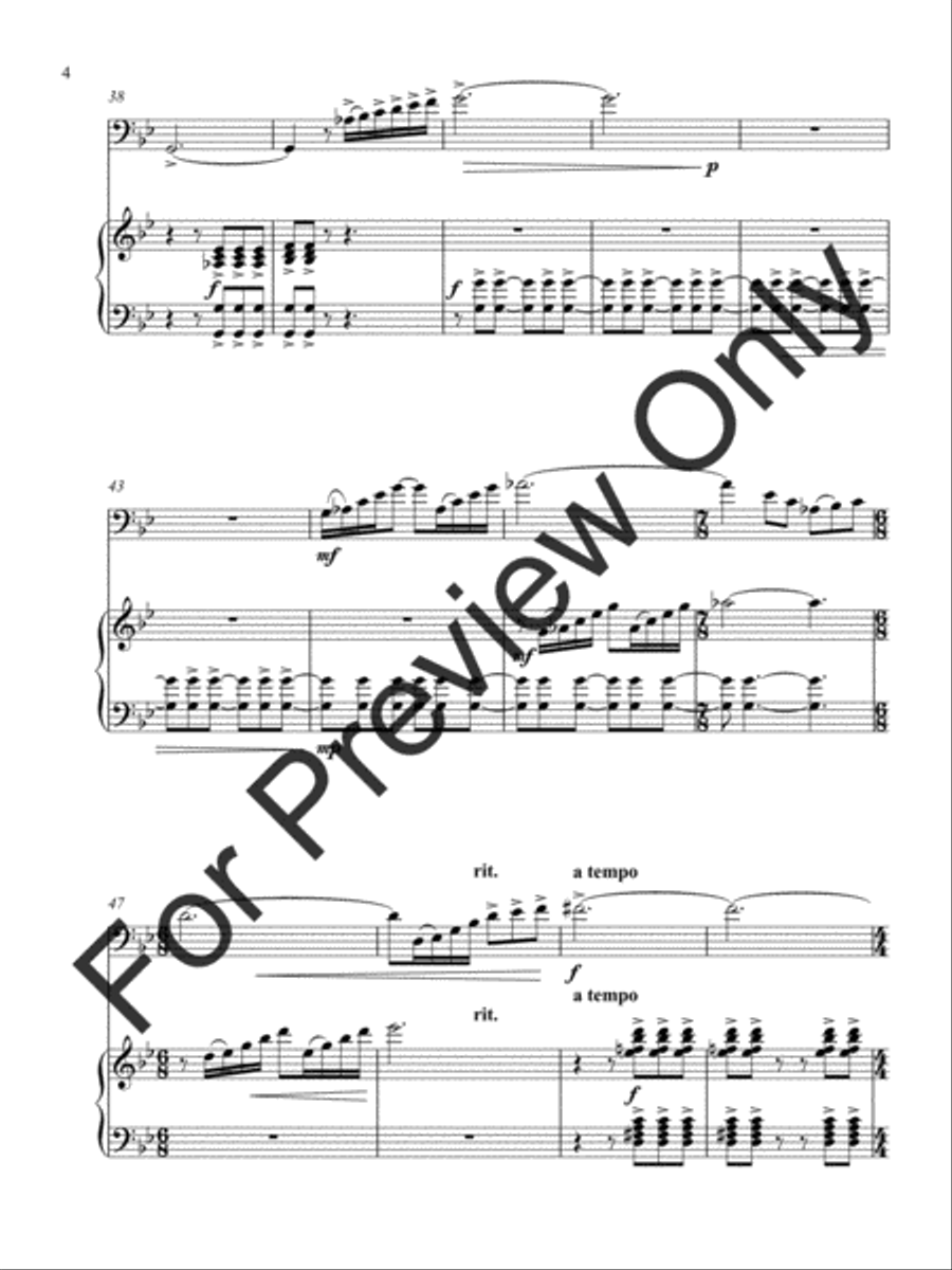 Rhapsody For Trombone Trombone scores gallery preview page 8