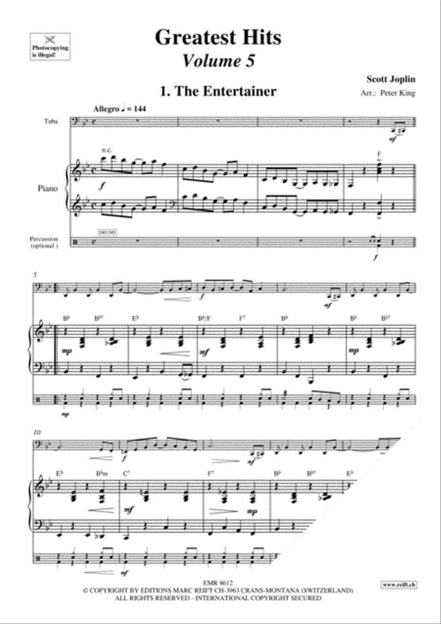 Greatest Hits Volume 5 Tuba scores gallery preview page 3