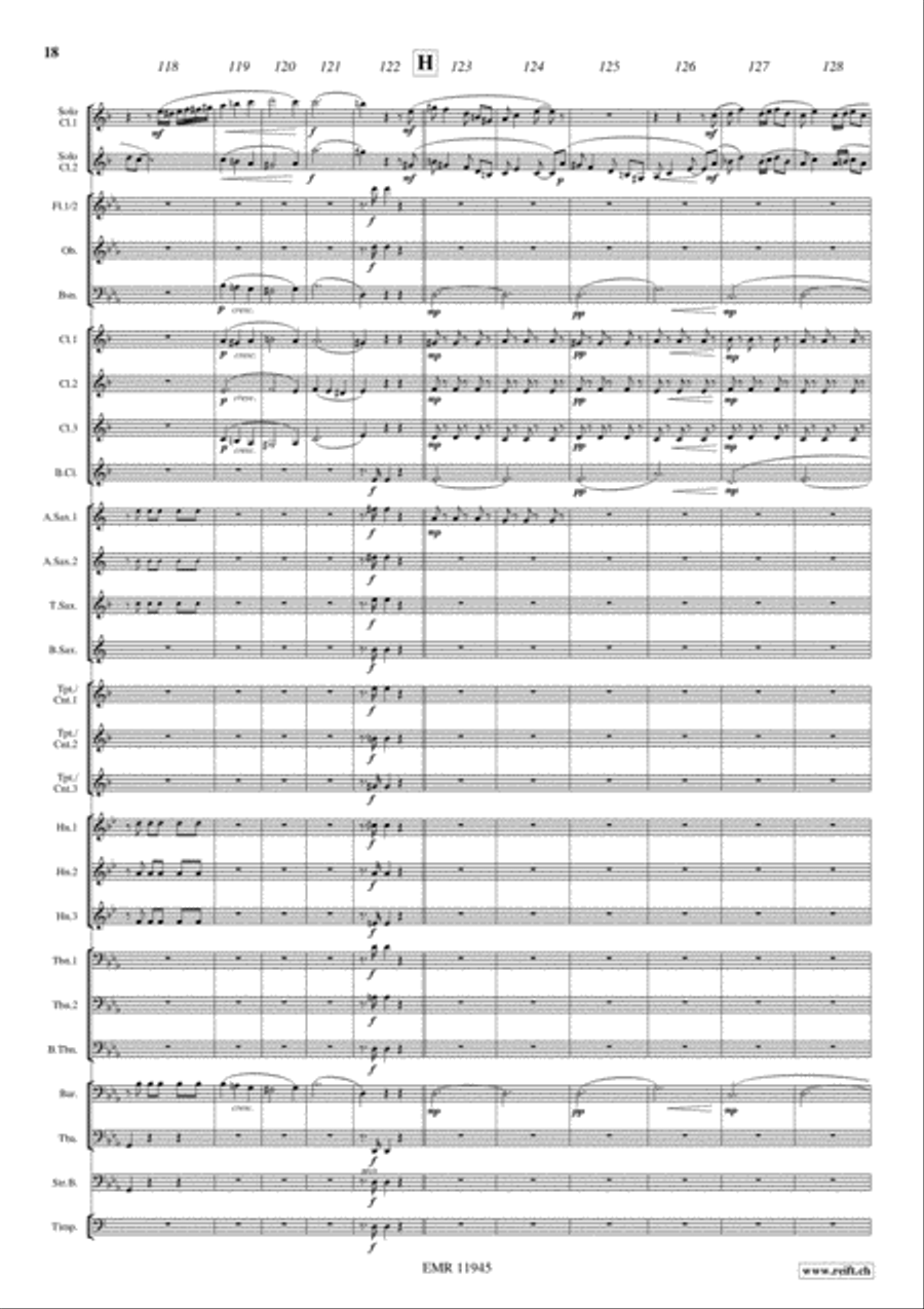 Concerto Concert Band scores gallery preview page 18
