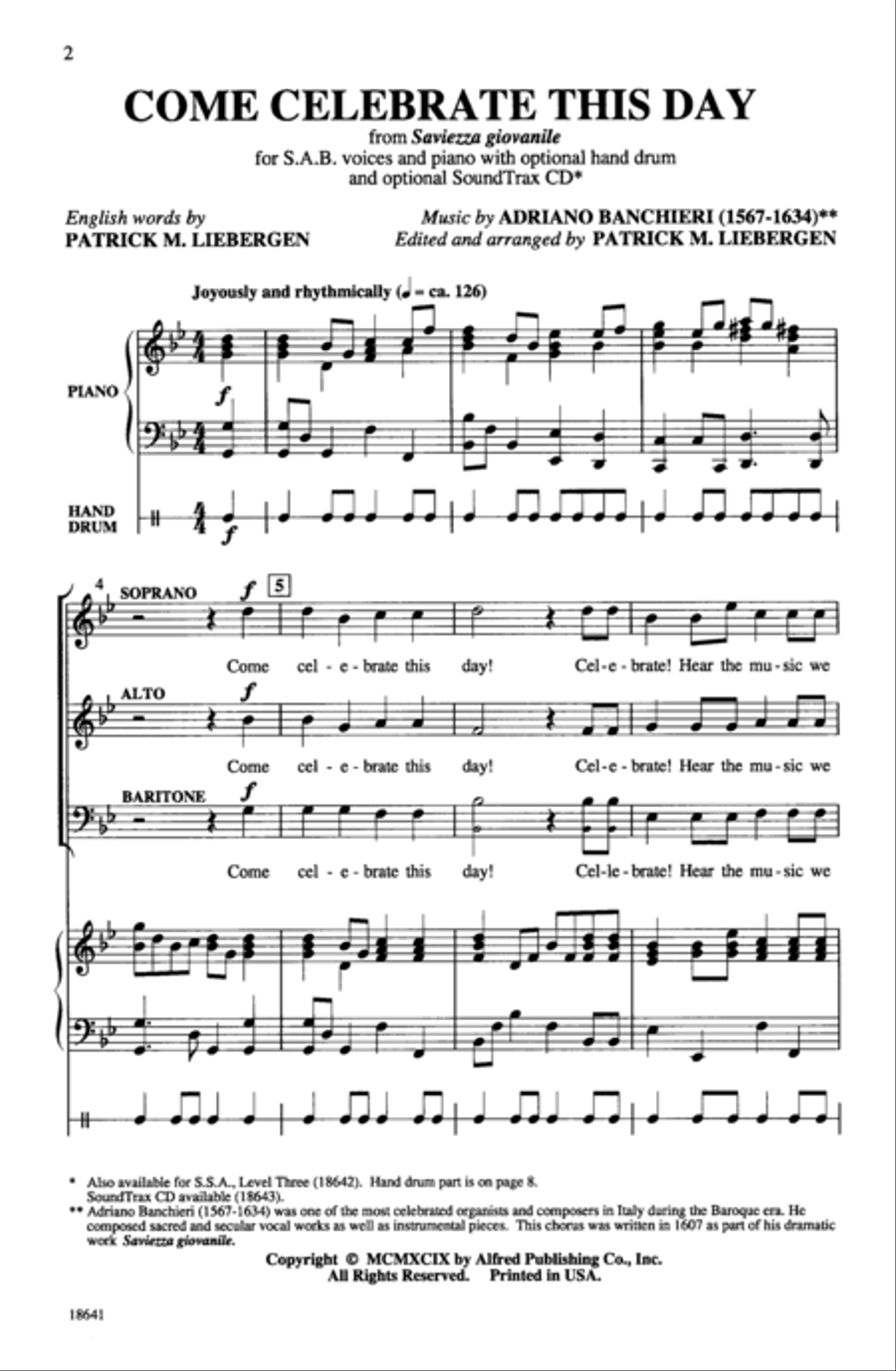 Come Celebrate This Day Come Celebrate This Day 3-Part scores gallery preview page 2