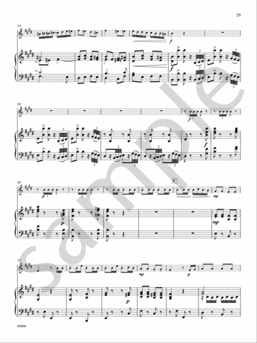 Concerto in E Major Trumpet Solo scores gallery preview page 11