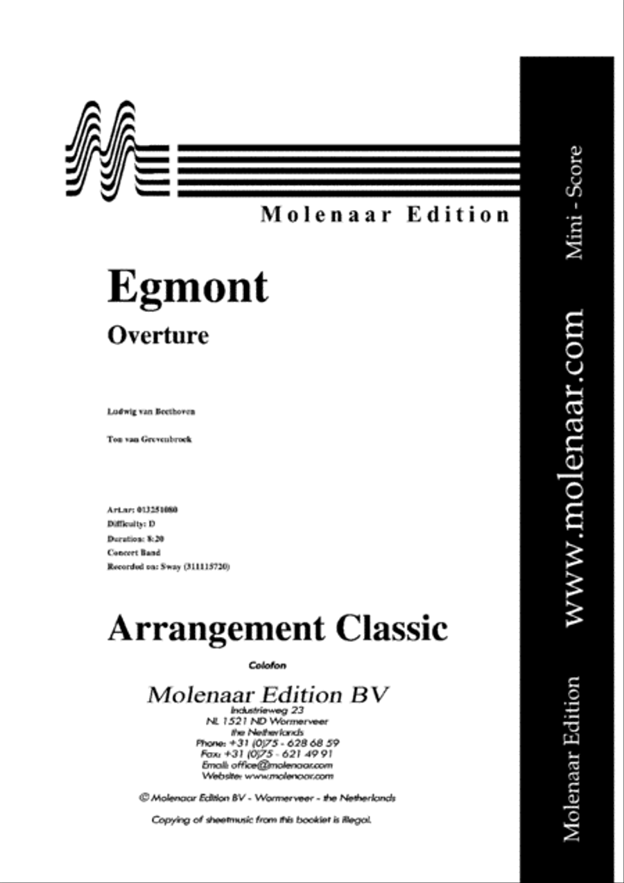 Egmont Concert Band scores gallery preview page 2