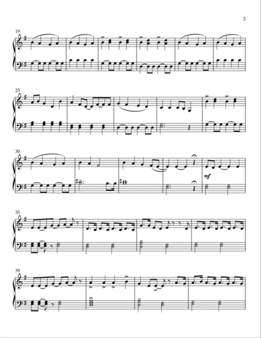 Cinderella Snapped Easy Piano scores gallery preview page 3