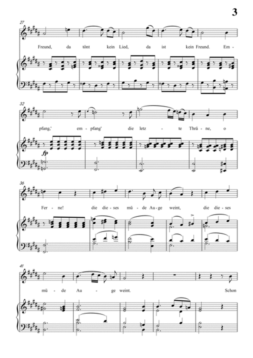 Schubert-Fahrt zum Hades in #G minor,D.526,for Vocal and Piano