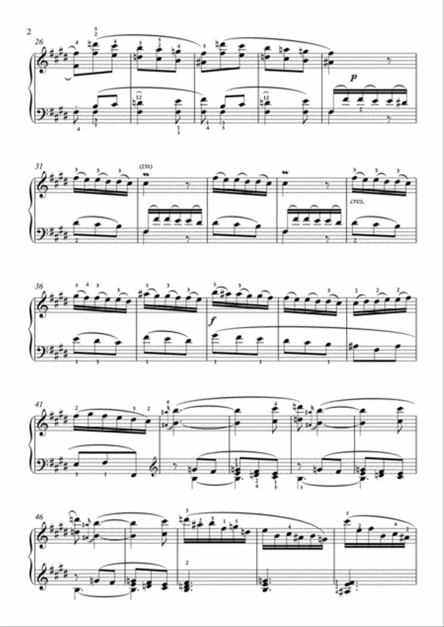 Scarlatti-Sonata in E-Major L.377 K.136(piano) Piano Solo scores gallery preview page 3