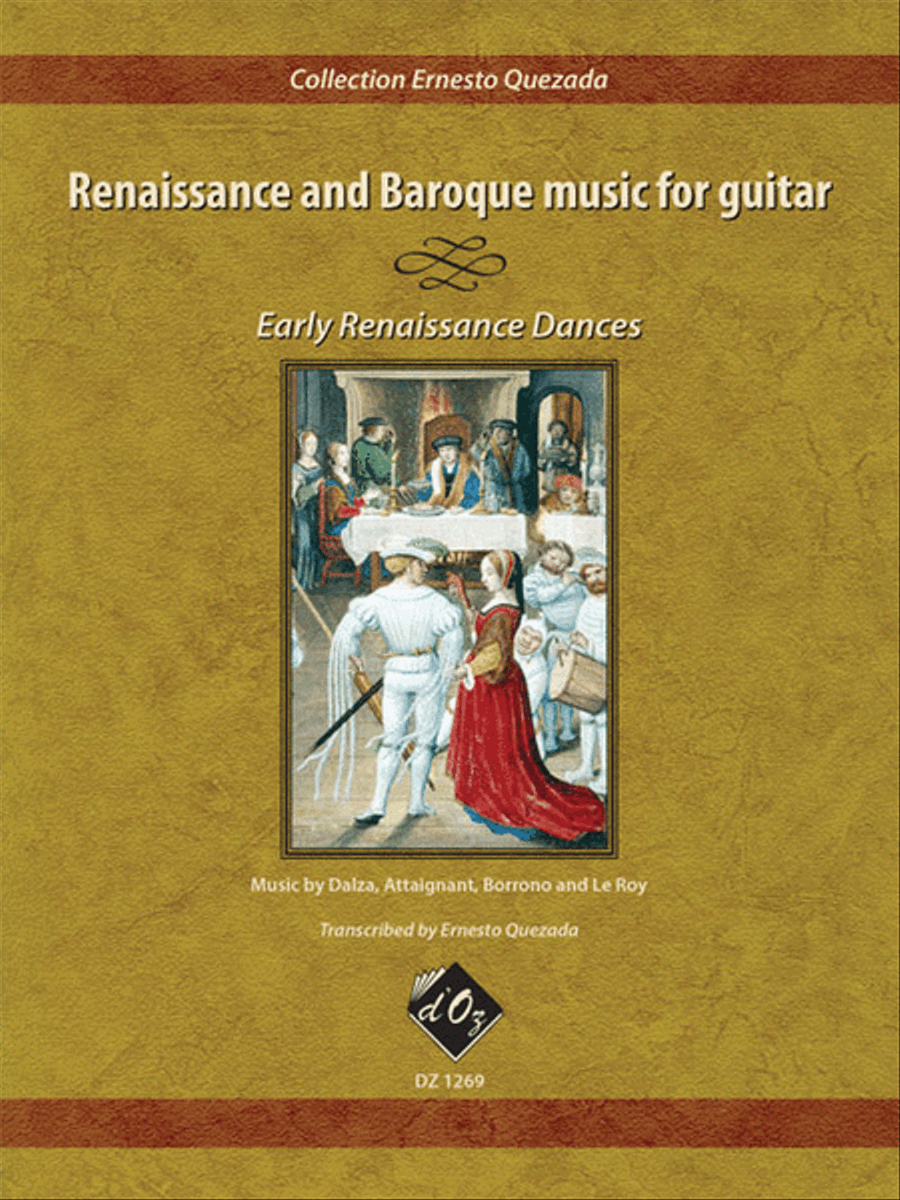 Renaissance and Baroque music for guitar - Early Renaissance Dances Classical Guitar scores gallery preview page 1