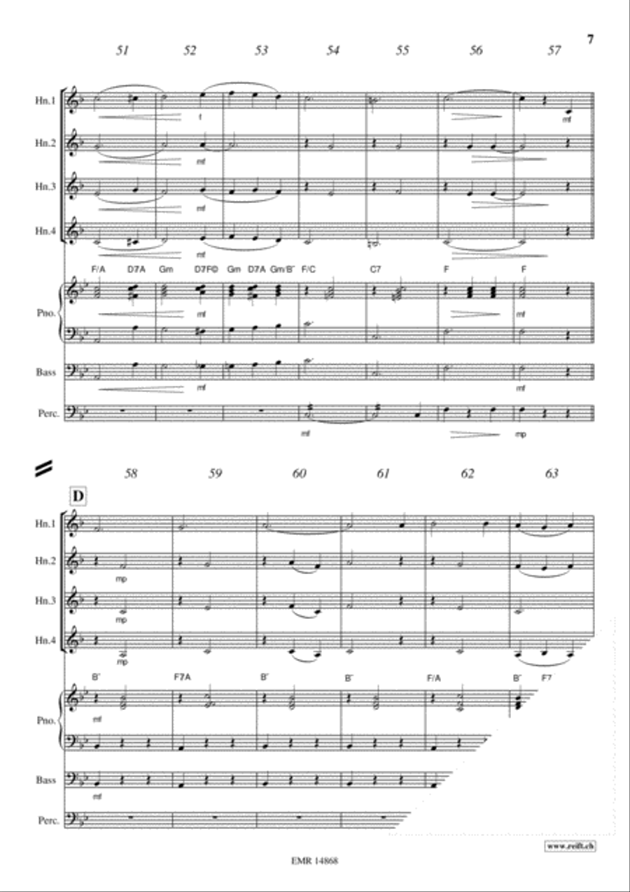 Plaisir d'Amour Horn scores gallery preview page 7