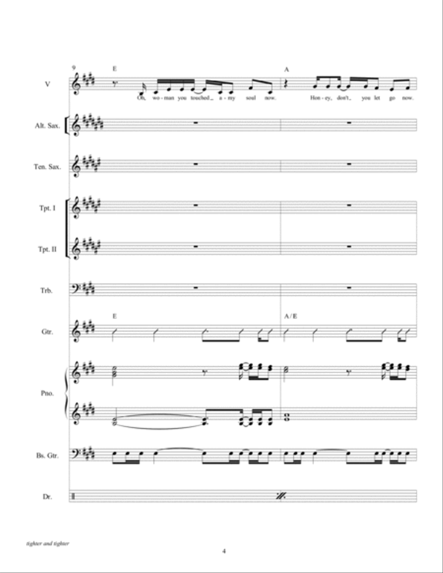 Tighter And Tighter Large Ensemble scores gallery preview page 6