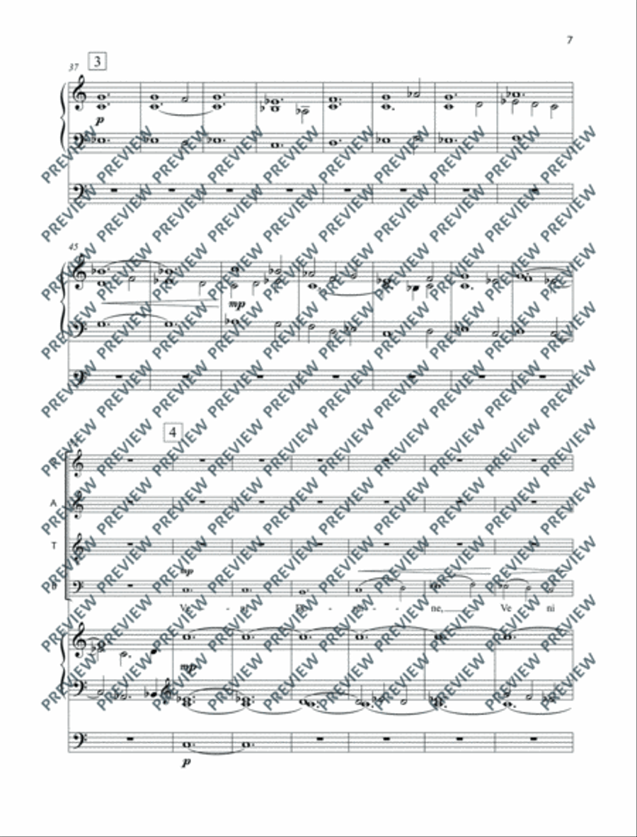 Veni Domine Veni Domine 4-Part scores gallery preview page 8