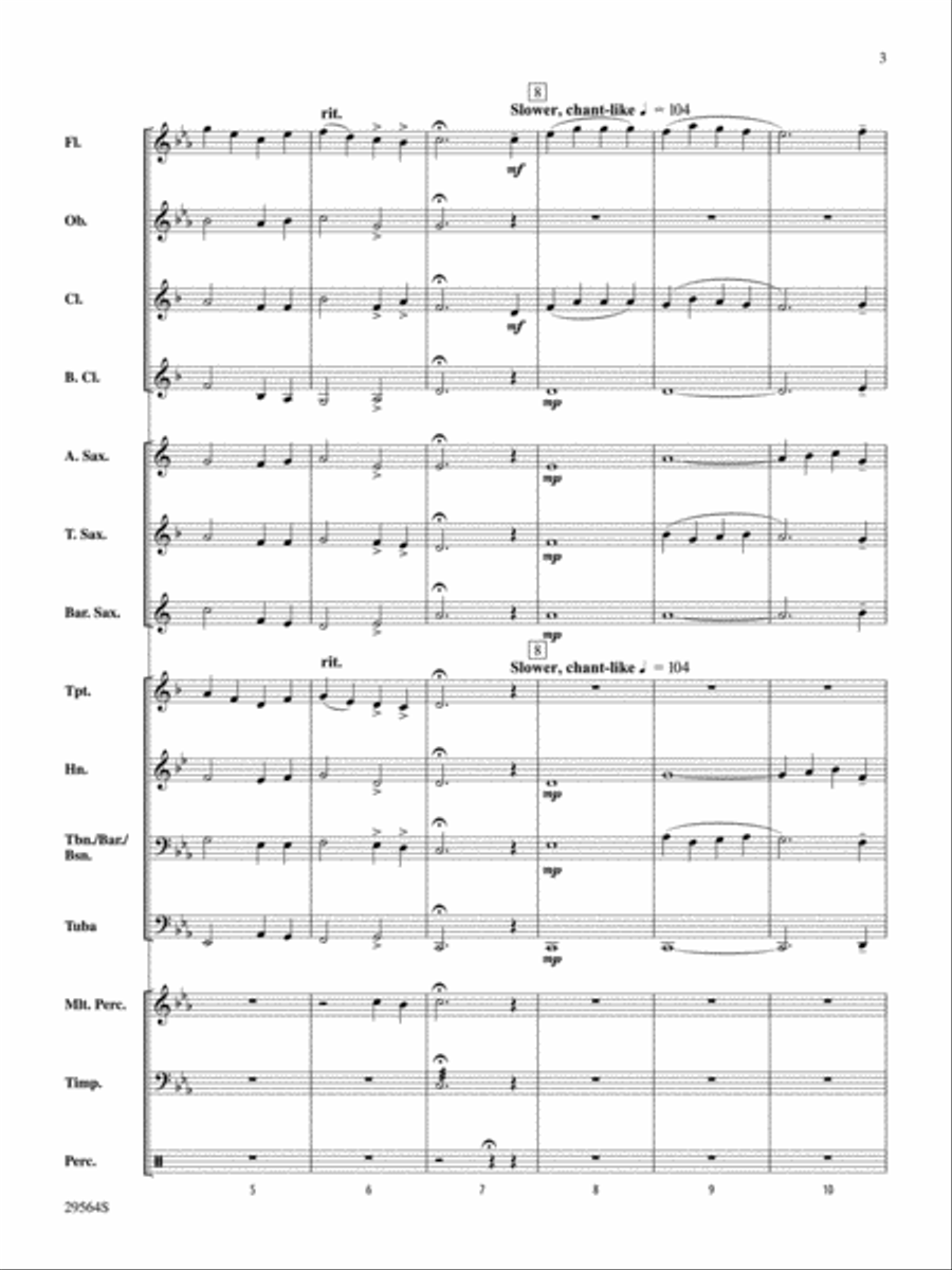 The Three O's of Christmas Concert Band scores gallery preview page 3