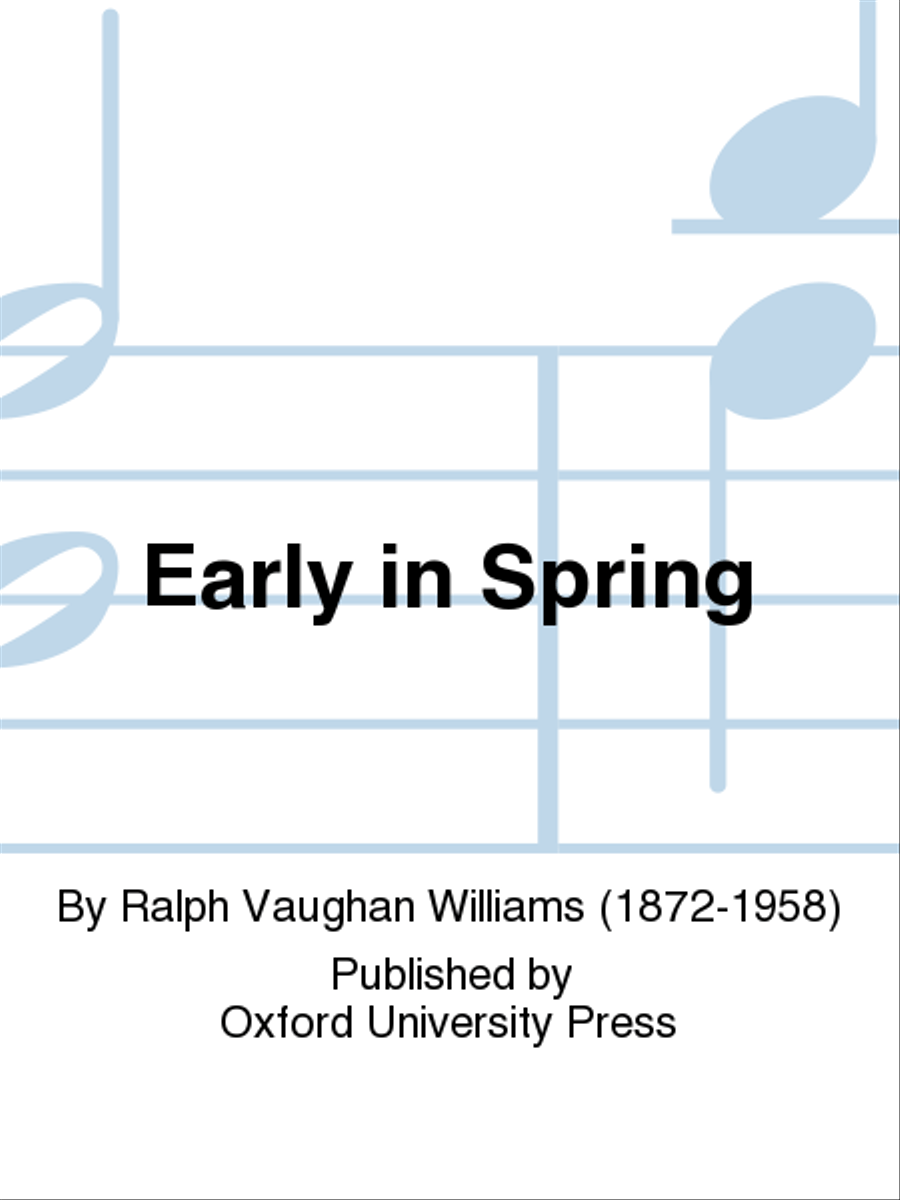 Early in Spring SSA scores gallery preview page 1