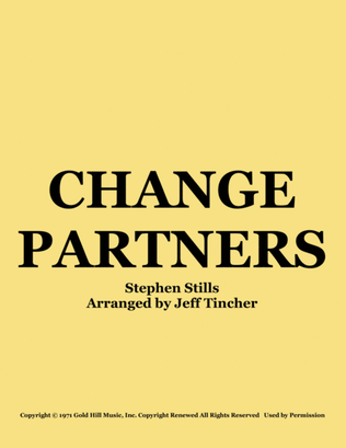 Book cover for Change Partners