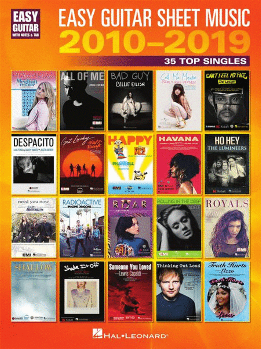 Easy Guitar Sheet Music 2010-2019 Electric Guitar scores gallery preview page 2