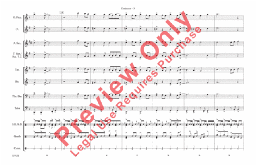 Na Na Hey Hey Kiss Him Goodbye Marching Band scores gallery preview page 4