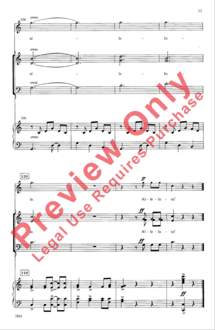 Sing a Joyful Alleluia! 3-Part scores gallery preview page 11