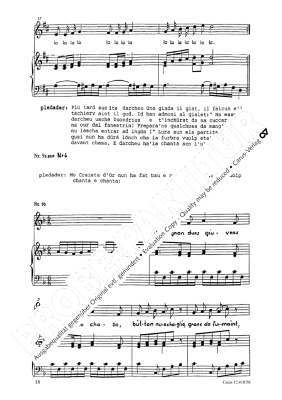 Dal gialet buondrius Voice Solo scores gallery preview page 19