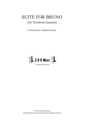 Book cover for Suite for Bruno (Trombone Quartet)