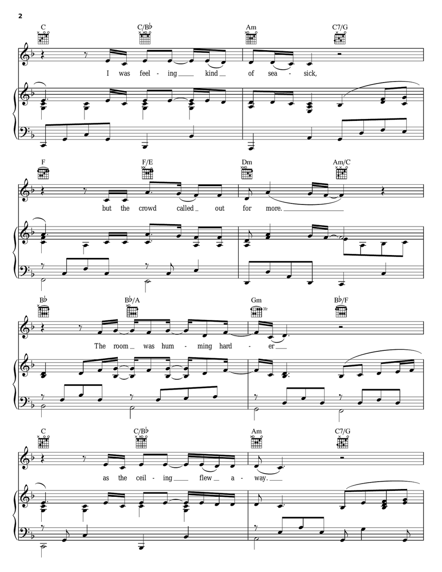 A Whiter Shade Of Pale Acoustic Guitar scores gallery preview page 2