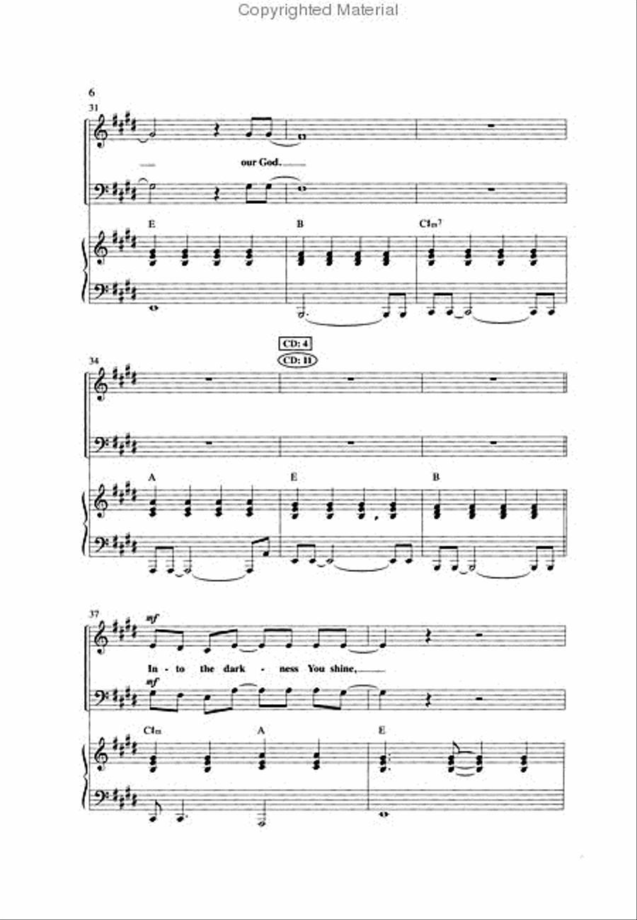<br>Sheet music extract