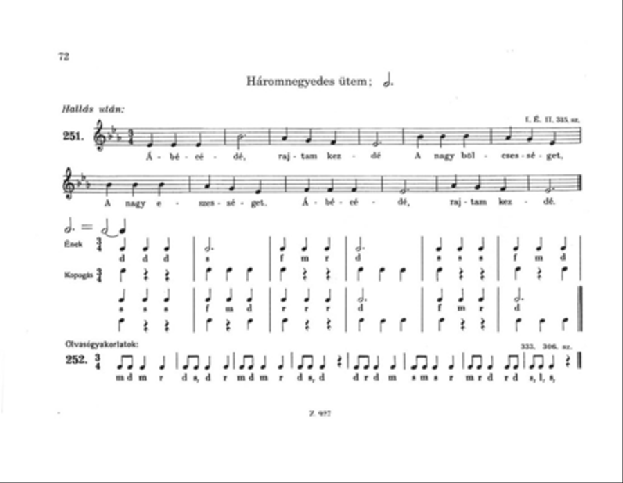 Solfeggio Beispielsammlung