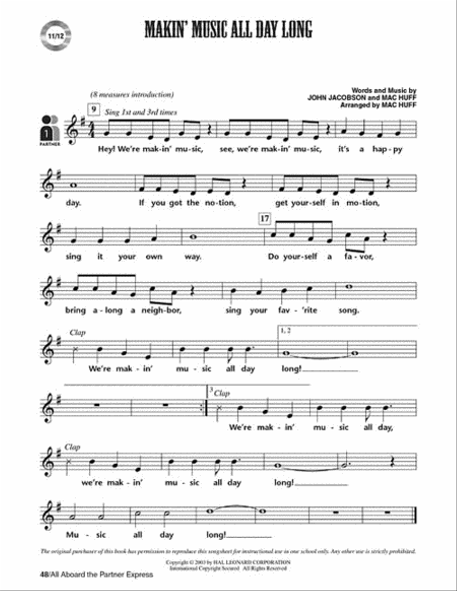 All Aboard the Partner Express Voice scores gallery preview page 6