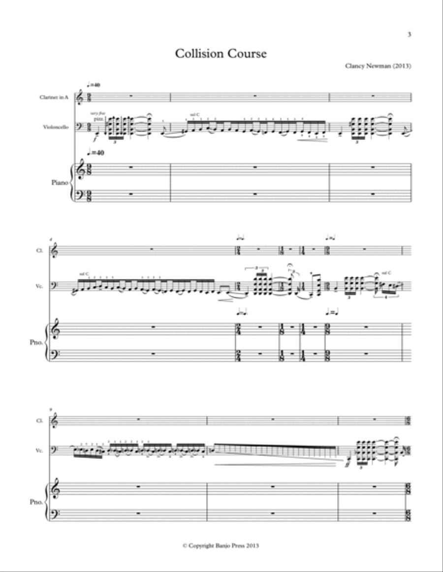 Collision Course Small Ensemble scores gallery preview page 3