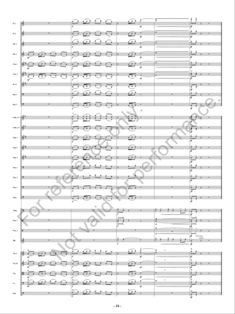 Red Concert Band scores gallery preview page 17
