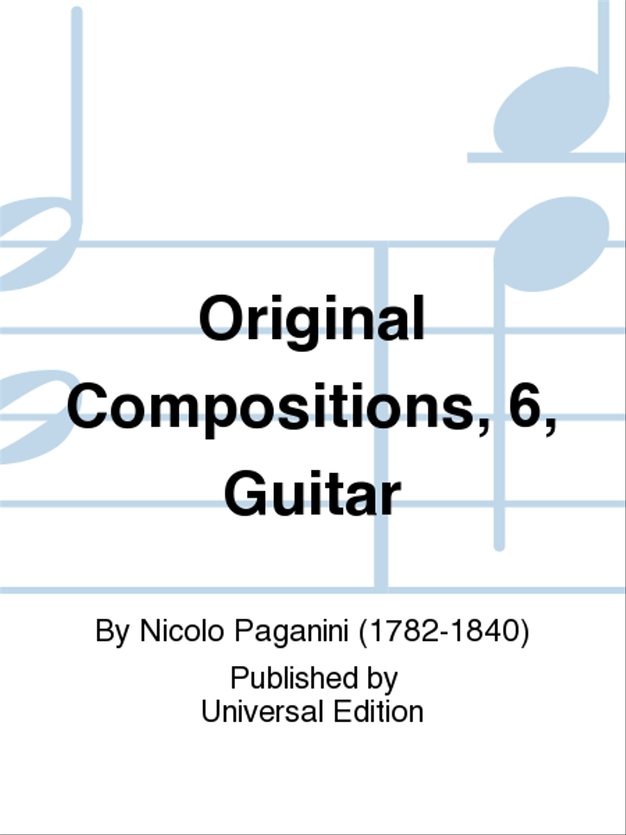 Original Compositions, 6, Guitar