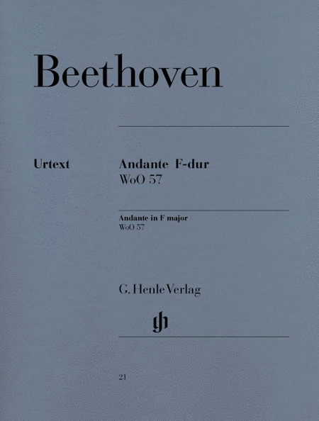 Beethoven, Ludwig van: Andante F major WoO 57