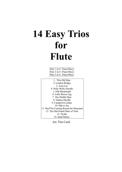 14 Easy Trios For Flute image number null