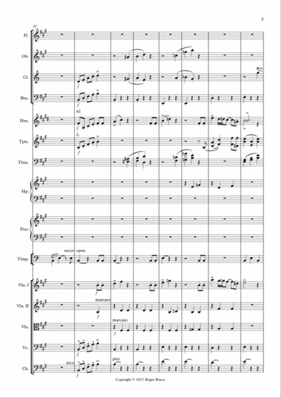 Splash Dash Dance Full Orchestra scores gallery preview page 5
