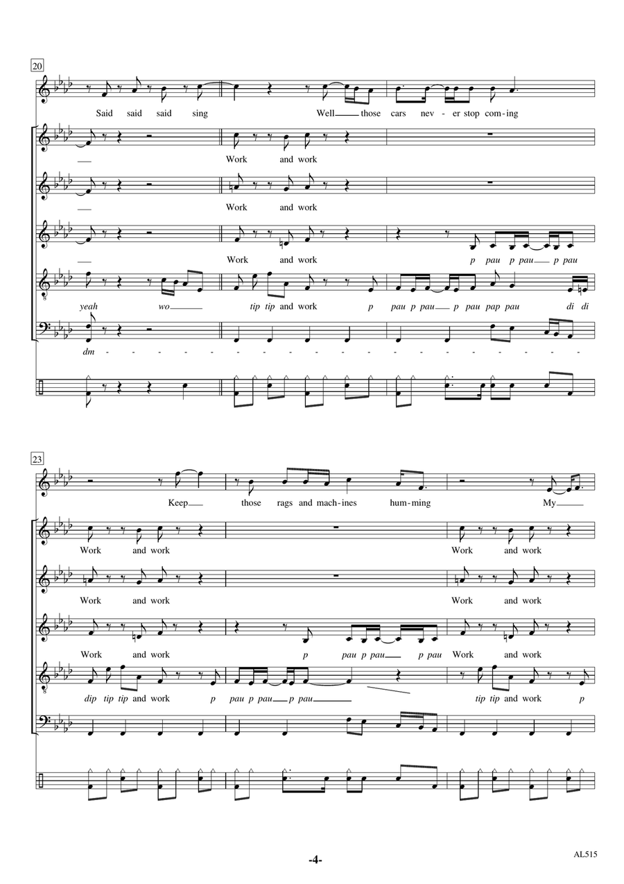 Car Wash Choir scores gallery preview page 4