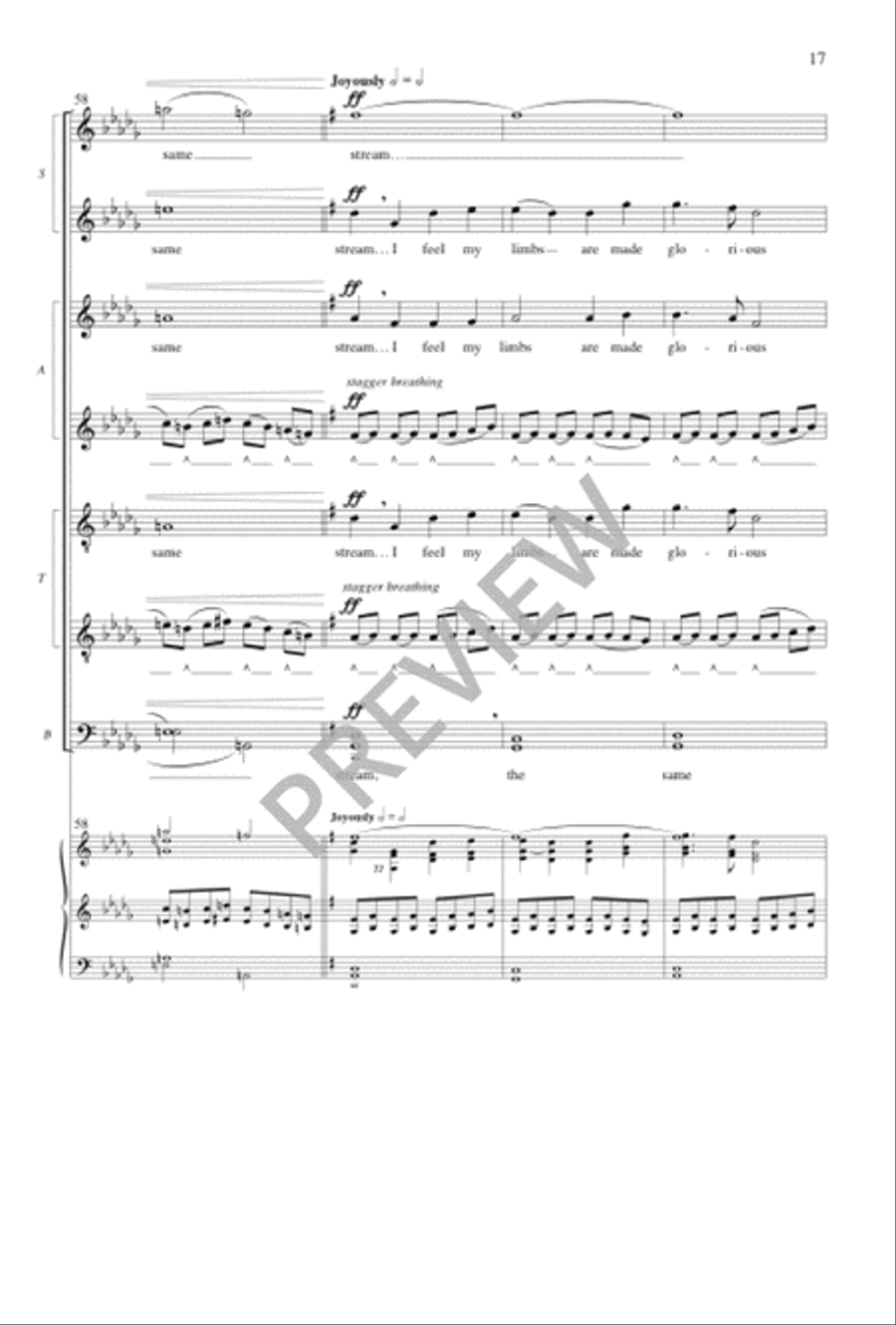 The Same Stream Divisi scores gallery preview page 18