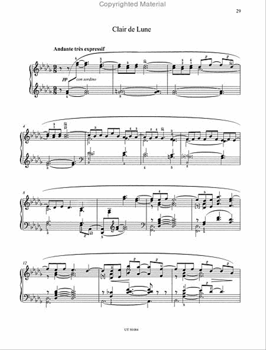 Suite Bergamasque Chamber Music scores gallery preview page 4